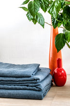 Load image into Gallery viewer, Grey Stone linen sheets