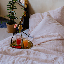 Load image into Gallery viewer, Spring Blooming linen duvet cover