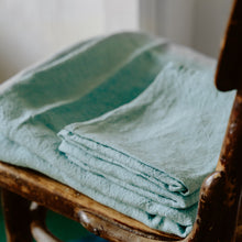Load image into Gallery viewer, Light Sky linen sheets