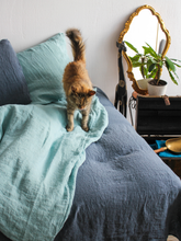 Load image into Gallery viewer, Light Sky linen sheets