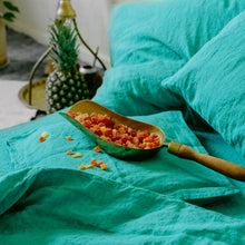 Load image into Gallery viewer, Fresh Grass linen pillowcase
