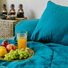 Load image into Gallery viewer, Electric Dreams linen pillowcase

