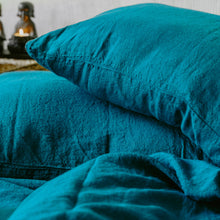 Load image into Gallery viewer, Electric Dreams linen sheets
