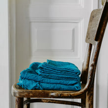 Load image into Gallery viewer, Electric Dreams linen sheets
