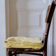 Load image into Gallery viewer, Fresh Lemon linen duvet cover
